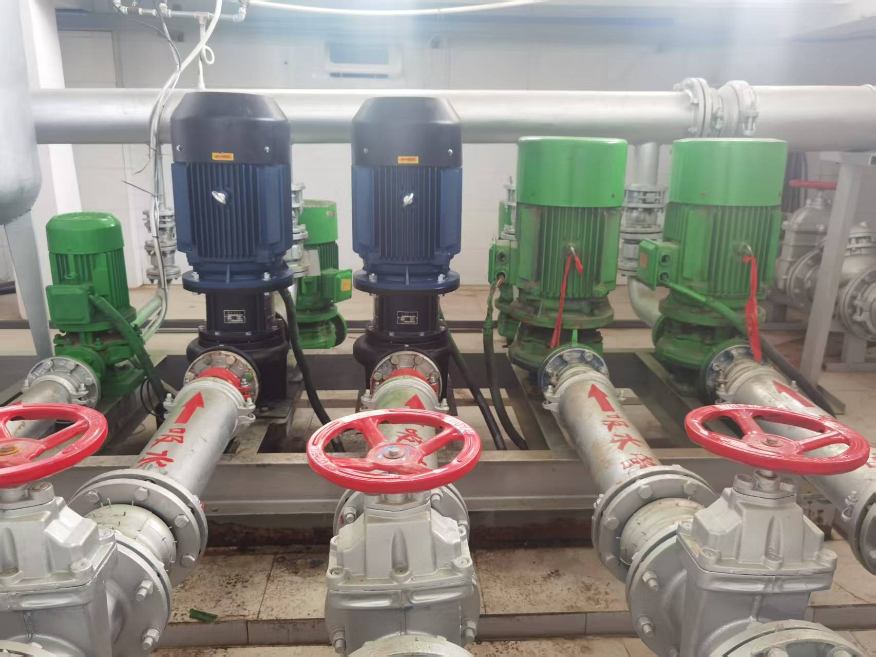 郑州车站供水泵更换完毕